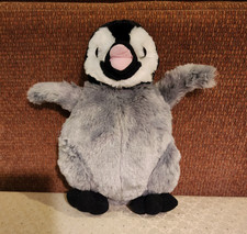 Wild Republic Realistic Gray Black Penguin Plush 11 Inches Soft Sweet