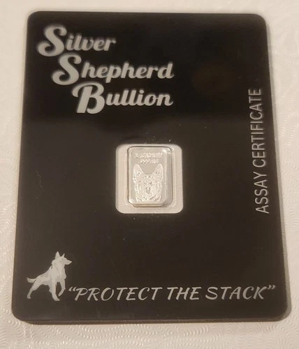 Silver Shepard 1 Gram Bullion