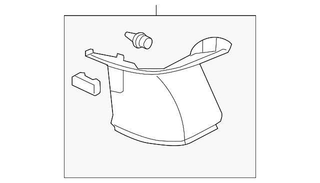 Genuine Honda Pillar Trim 84191-SHJ-A61ZB