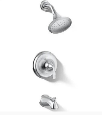 Kohler K-TS10275-4-CP Forte 1-Handle Tub & Shower Chrome. #PU