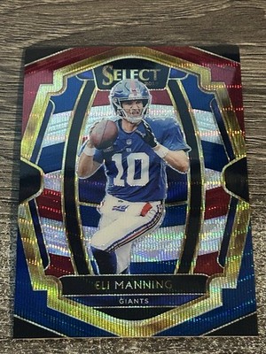 Eli Manning 2018 Select TRI COLOR #186 (157/199) NM-MINT Giants SP Prizm Premier