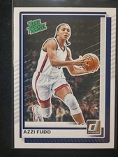 2025-26 Panini Donruss #87 Azzi Fudd Rated Prospect RC UConn - Dallas Wings