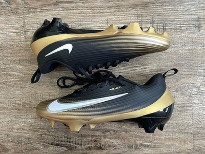 #ad #ad Nike Air Vapor Speed 3 Football Cleats Black Gold Men’s Sz 7.5 FB3303 003 $44.99