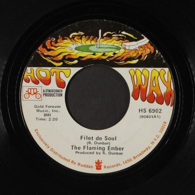 FLAMING EMBER: mind, body and soul / filet de soul HOT WAX 7'' Single 45 RPM