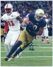 DURHAM SMYTHE Signed/Autographed NOTRE DAME FIGHTING IRISH ND 8x10 Photo w/COA