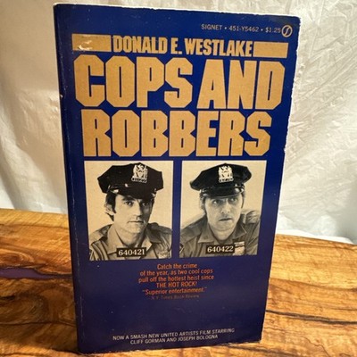 Cops and Robbers - By Donald E. Westlake Vintage Paperback 1973 Movie Tie-in