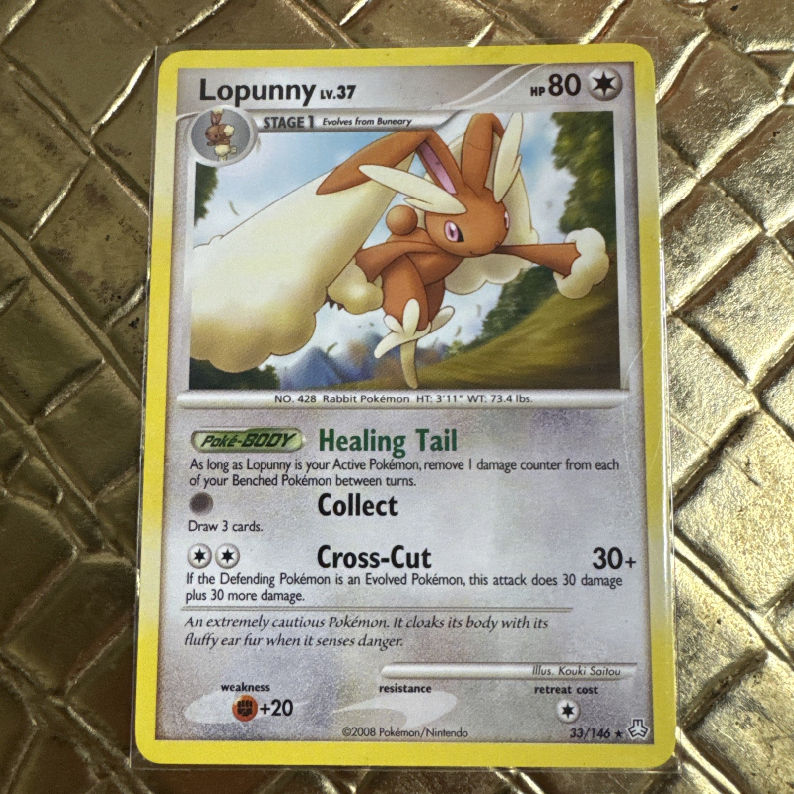 Pokemon TCG Lopunny Legends Awakened 33/146 Rare Card