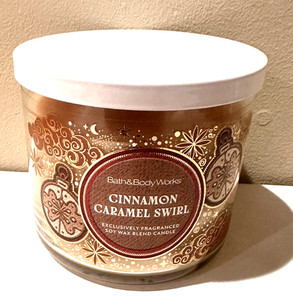 Bath and Body Works Cinnamon Caramel Swirl Candle | eBay