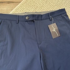 Boston Scott Golf Men's 36x33 Blue Stretch Sport Performance Tech Pant NWT.  720