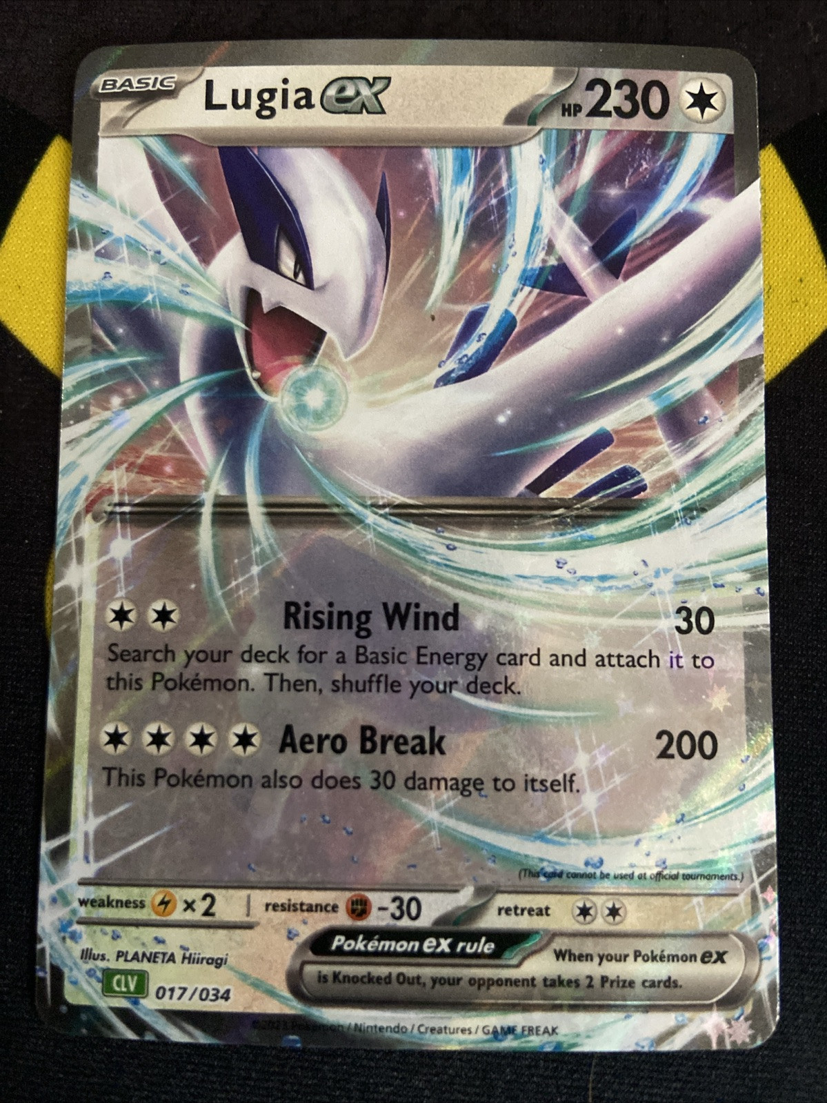 Lugia ex 017/034 Holo Classic Collection CLV Promo 2023 Pokemon Card