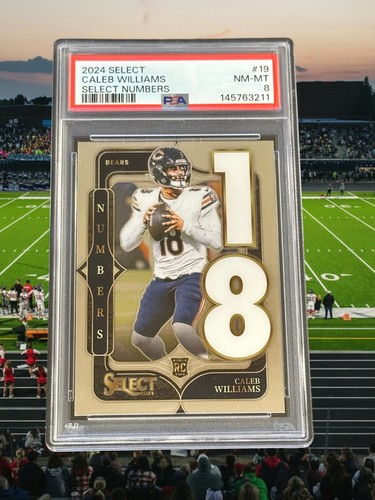 Caleb Williams #19 2024 Panini Select Numbers card
