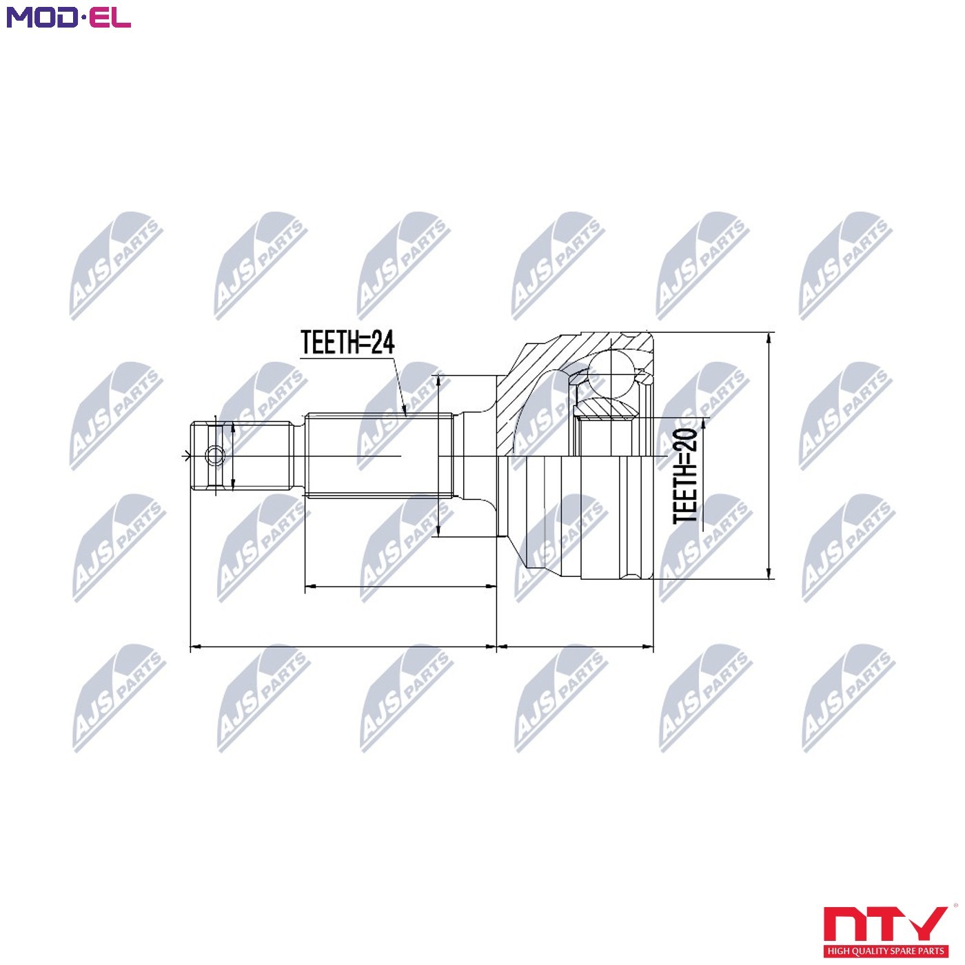 Fits NTY NPZ-DA-016 OUTER CV JOINT ⭐UK Stock⭐ - Image 8