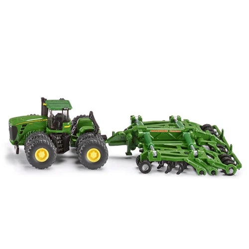 TRATTORE JOHN DEERE CON ERPICE AMAZONE CENTAUR 1:87 Siku Mezzi Agricoli e Access - Immagine 2 di 3