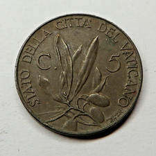 Vatican City 5 Centesimi 1932/XI Bronze KM#1 aUNC