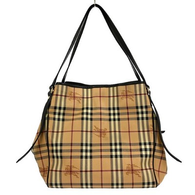 Deal11 Burberry Beige House Check Shoulder Bag NQ02503