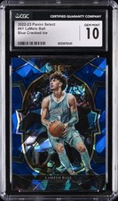 2022 PANINI SELECT BLUE CRACKED ICE #41 LAMELO BALL CGC 10 GEM MINT