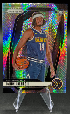 2024-25 DaRon Holmes RC #235 Panini Prizm Silver Hyper Prizm Rookie | Nuggets