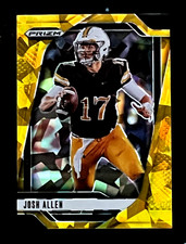 Josh Allen 2025 Panini Prizm Draft Gold Cracked Ice Wyoming Cowboys Bills #200