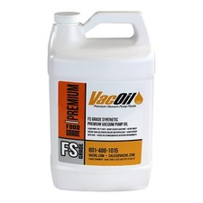 FS Food Grade Vacuum Pump Oil | 1 Gallon, Synthetic, Polyalphaolefin (PAO), 8 Po