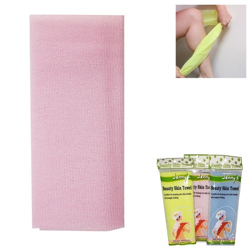 1 Exfoliating Nylon Wash Cloth Body Towel Bath Shower Scrubber Cleaner