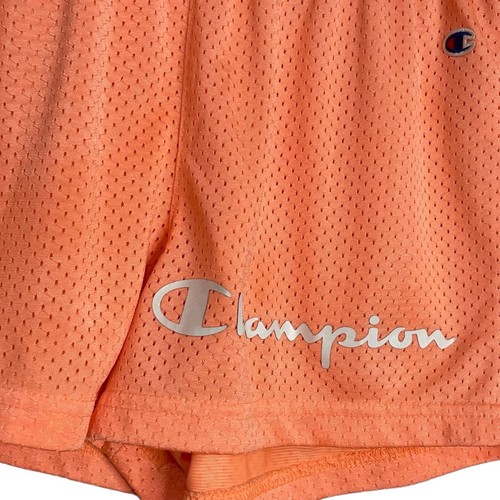 Champion Authentic Athleticwear Jersey Shorts Girls Medium Peachy Pink Pull On - Picture 3 of 7
