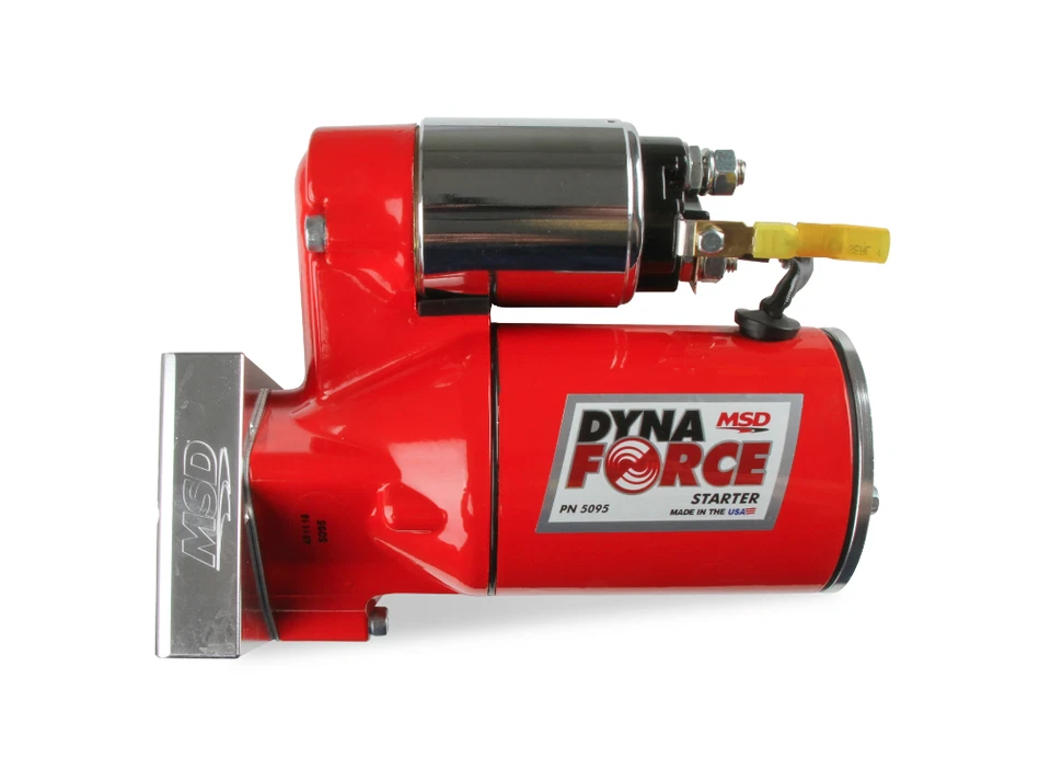 Стартер MSD DynaForce с высоким крутящим моментом красный для Chevy малый/большой блок прямое крепление - Изображение 3 из 4