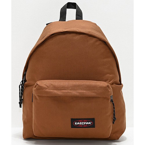 EASTPAK Imbottito Pak 'R Zaino Marrone OS Nuovo con etichette NUOVO  IMPERMEABILE skate surf snow | eBay
