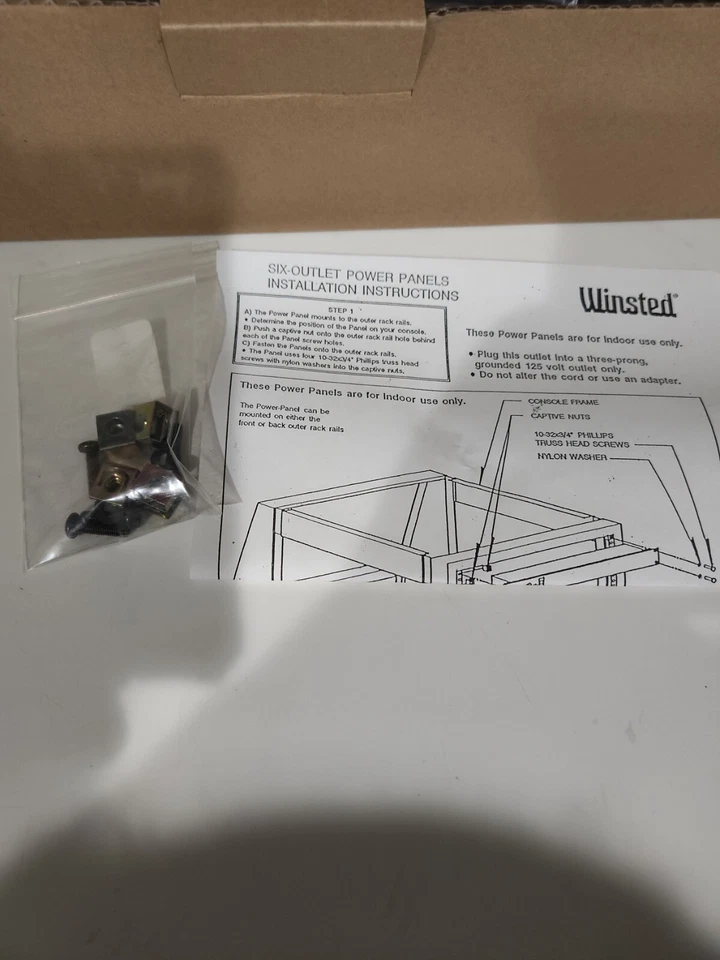 Wiremold Legrand Rackmount, 125V, 15A, 20"L, 8 Outlets 15ft Cord J08B2B ( NIB ) - Image 4 of 4