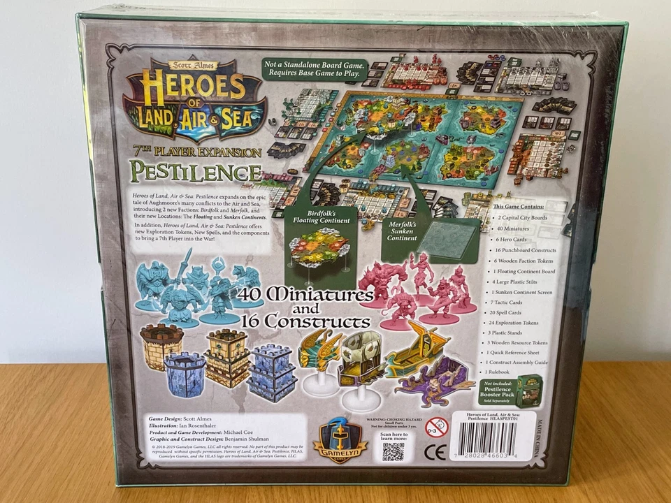 Heroes of Land, Air & Sea: Pestilence Expansion Deluxe Edition PAINTED MINIS NEW - Image 2 of 4