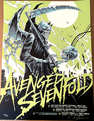 Avenged Sevenfold TEXAS TOUR Austin Houston Ft Worth 2023 AP