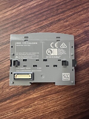 IDEC Corporation FC6A-EXM1M PLC Expansion Module, 15 I/O, RJ45, 24 VDC, MicroSma