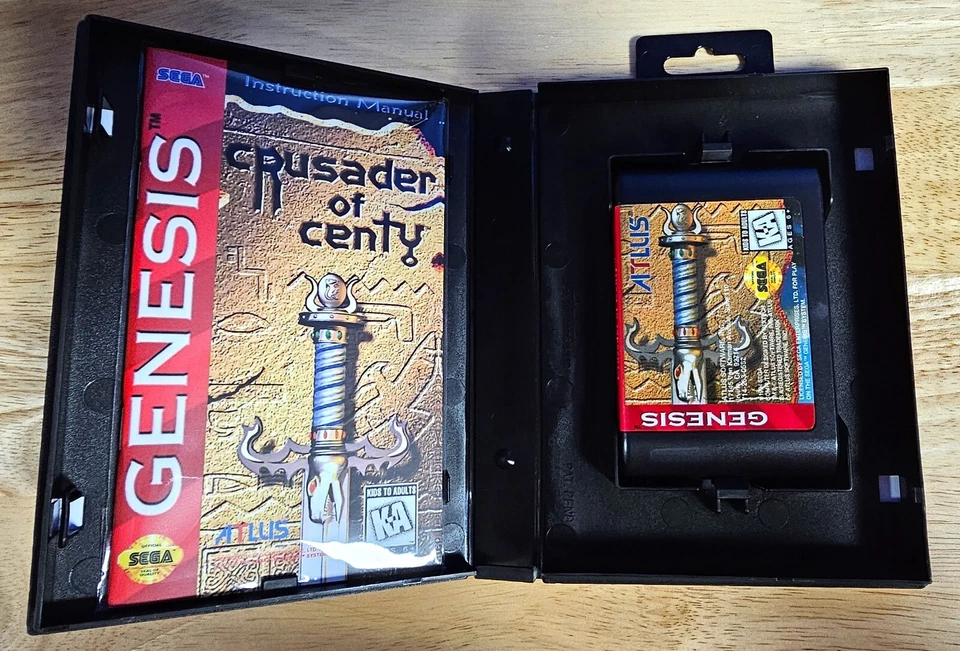Crusader of Centy - 16 Bit Game Cartridge, Manual, and Case - Image 2 of 4