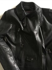 Coach Women’s Black Leather Jacket L