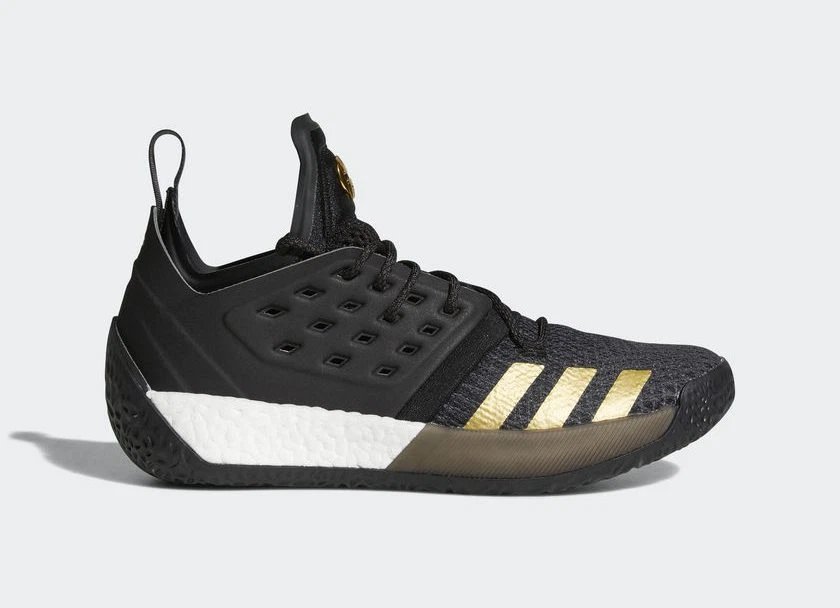 Adidas James Harden Vol 2 Imma Be a Star Black Gold Size 7.5