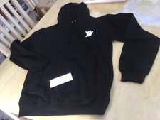 Black Hooded Top Size Small With Ghosts By BlackPanthaa For Hallowe  en.    c