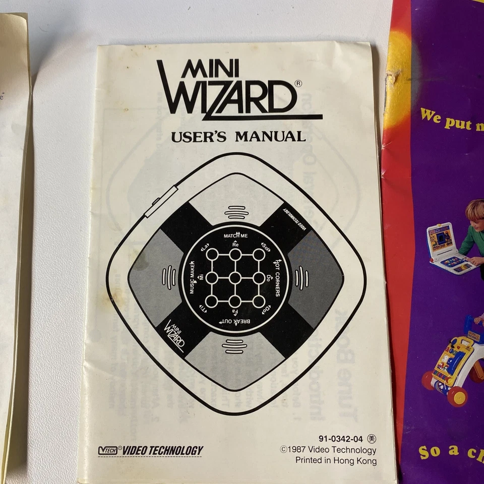 Vintage VTech Mini Wizard Handheld Simon Says 80s New Electronic Memory Game - Image 4 of 4