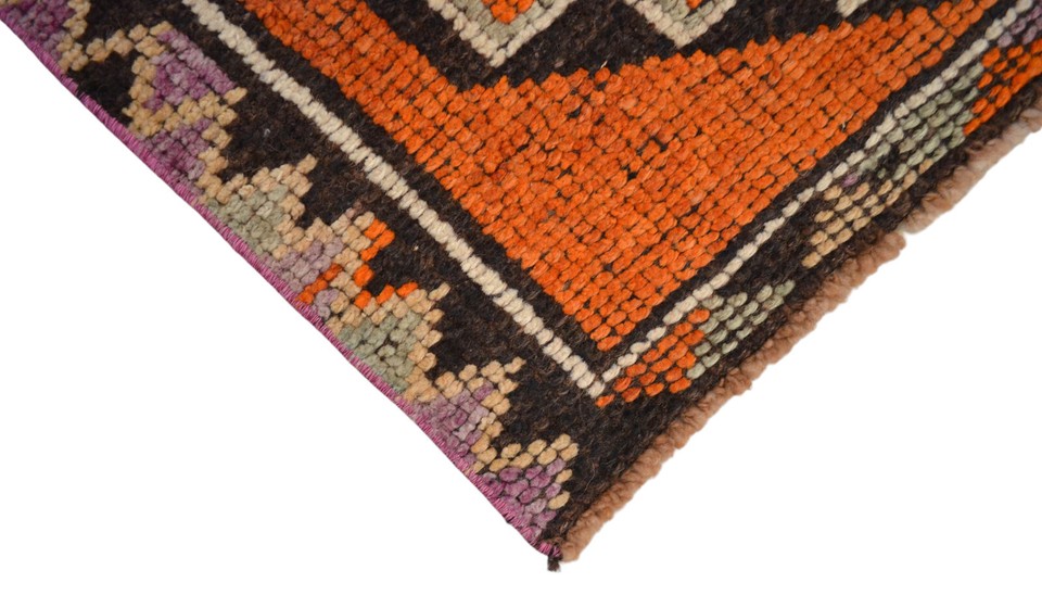 Turkish Runner Rug, Hand Made Rug, Tribal Wool Rug, Ethnic Runner Rug 3 ...
