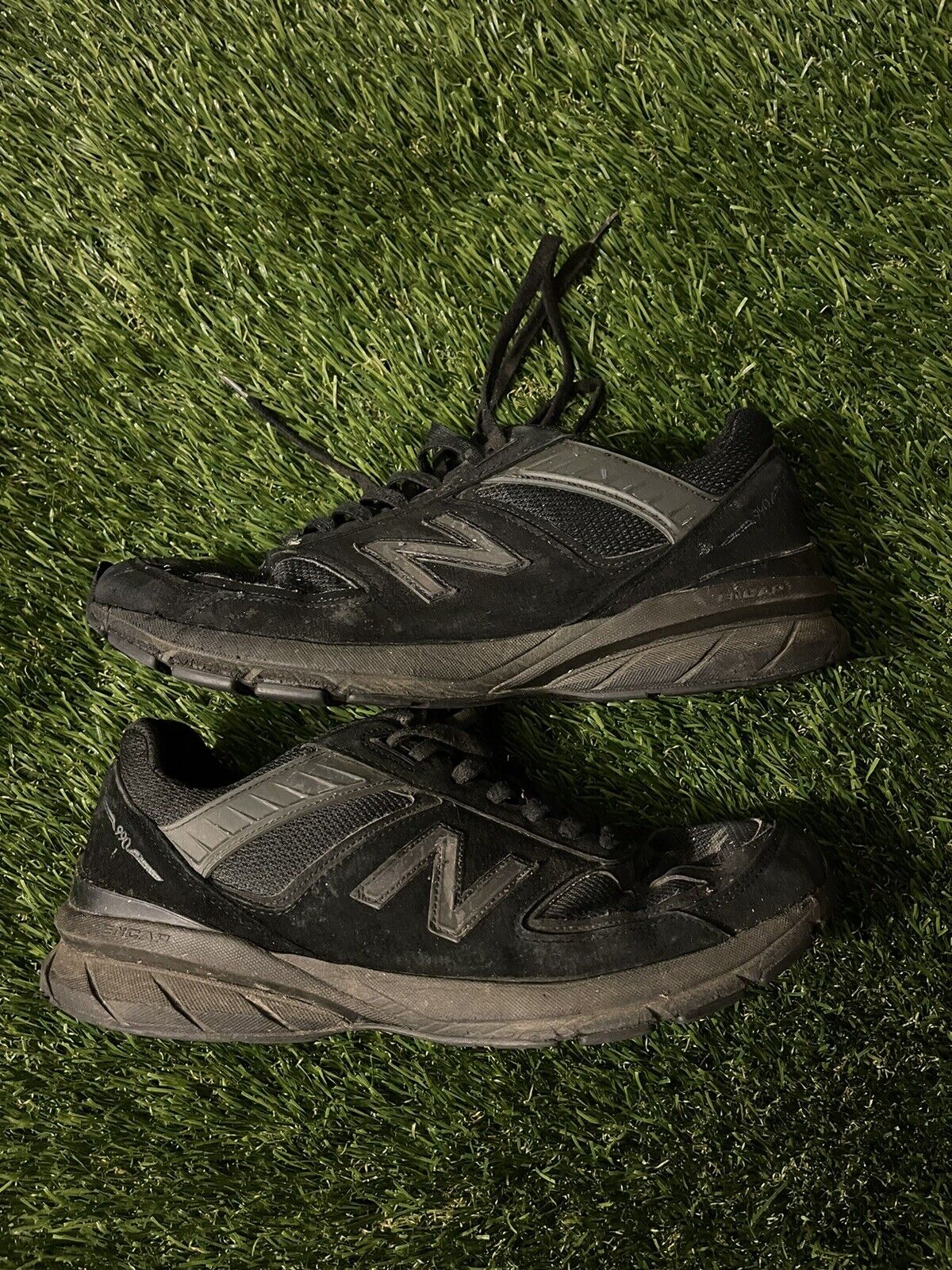 New Balance 990v5 Triple Black Running Shoes M990BB5 Size 11.5 D