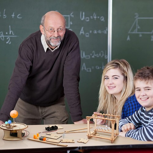 Christmas Gifts for Kids-5 Set STEM Kits, Wooden Building Kits, Ages 8-12 - 第 7/8 張圖片