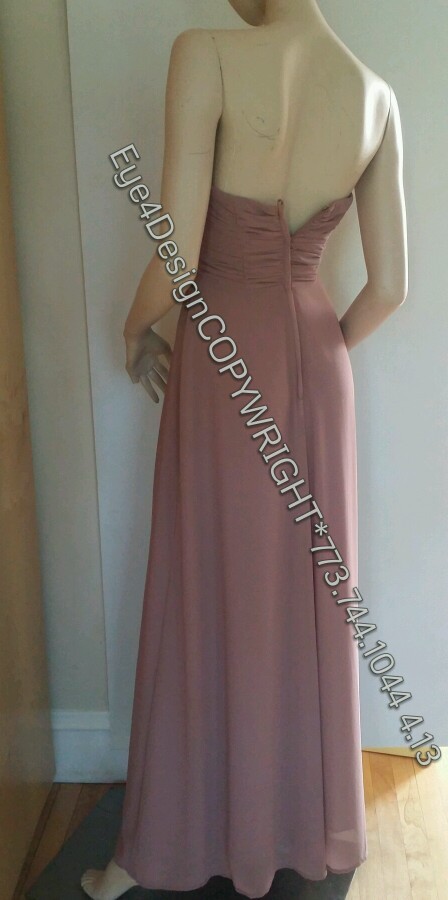 BCBG Maxazria Max Azria Violet Lilac Gown Maxi Dress Purple