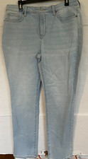 NYDJ SHERI SLIM BLUE JEAN WOMENS SIZE 14 - 34 X 29 NEW