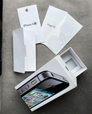 Apple iPhone 4S - 646GB Black - Box and Phamplets ONLY - No Phone or Accessories