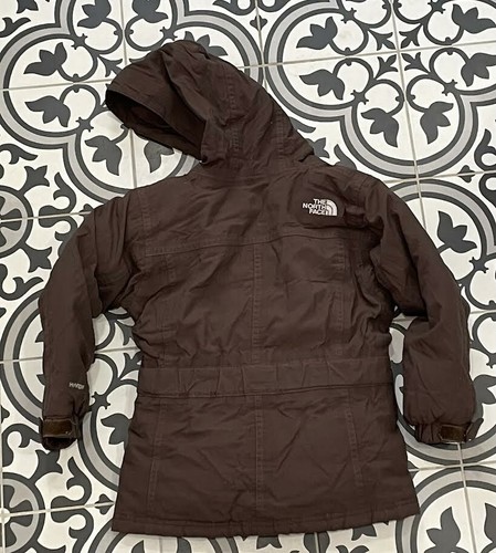 The North Face Outwear Brown HyVent Goose Down Hooded Coat Jacket Girls XS/TP - Picture 4 of 10