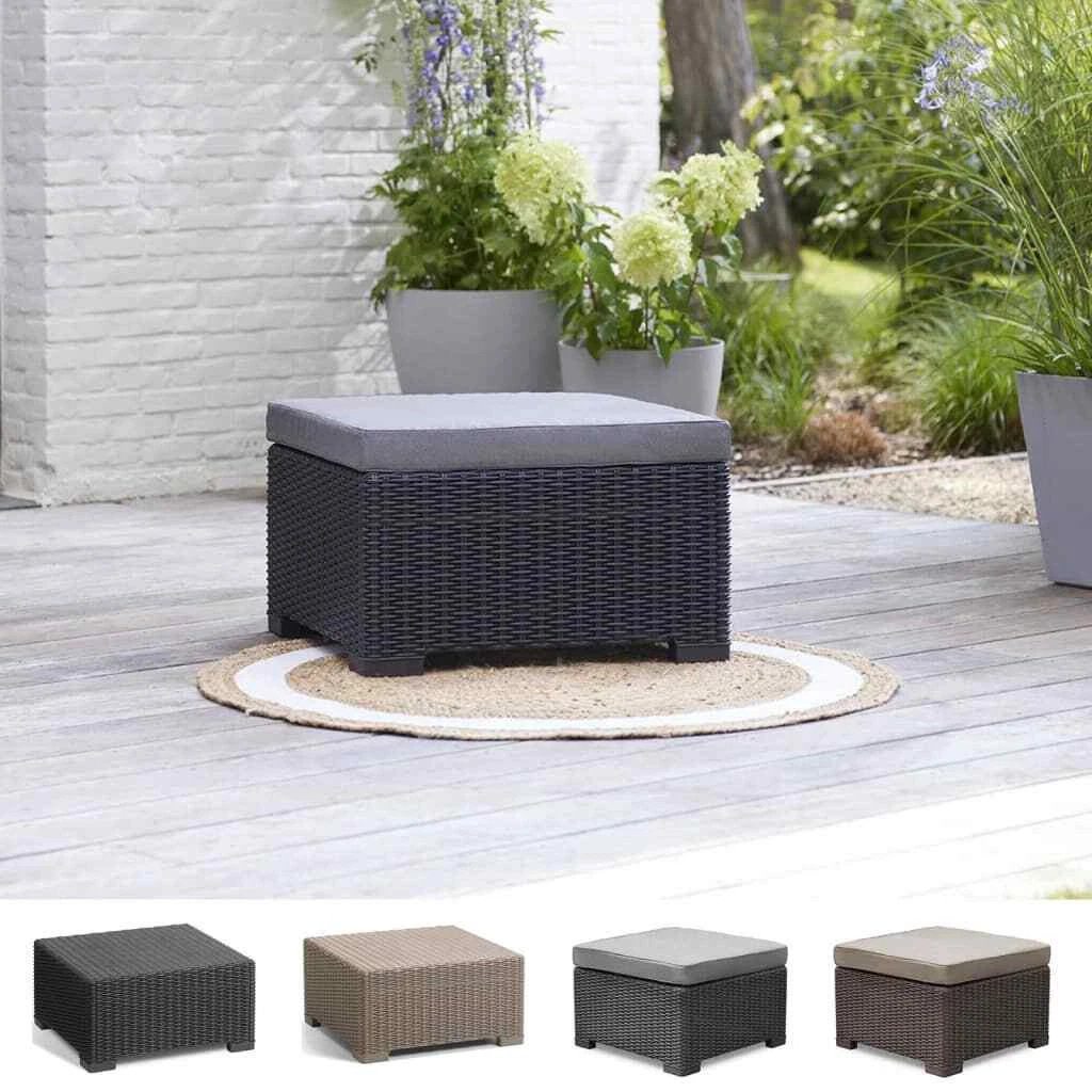 Patio ottoman sales table
