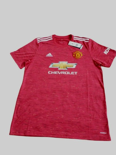 Camiseta deportiva de fútbol Manchester United 2020 2021 para hombre Adidas XL - Imagen 3 de 9