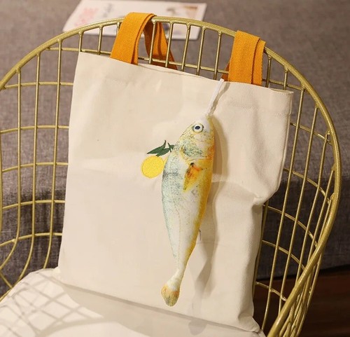 Atlantic Croaker Fisch mit Anhänger 8 Zoll Stofftier Plüschtiere Puppe Kinder Geschenke - Bild 5 von 19