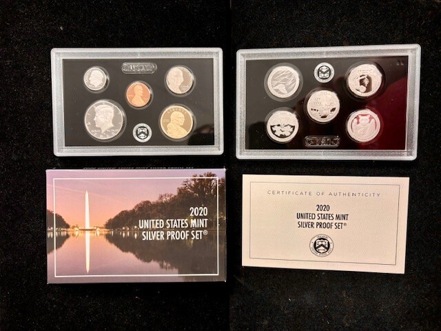 2020 U.S. Silver Proof Set in OGP -- RARE KEY DATE SILVER COIN SET