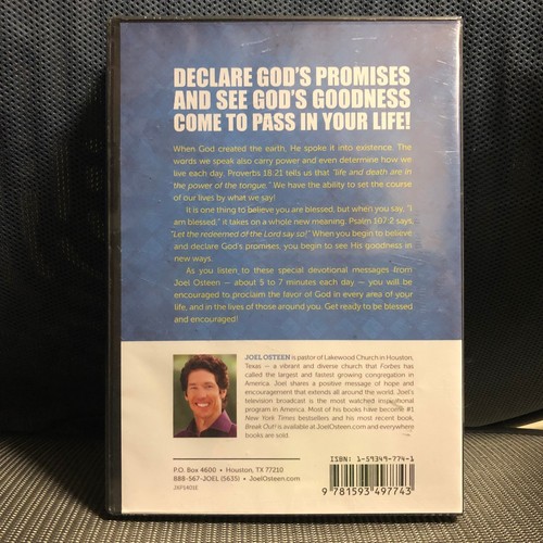 Joel Osteen "Say So" Declaring God's Promises 31 Day Audio Series - 第 2/2 張圖片