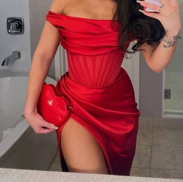 New Women's House Of CB Lulu Corset Stunning One Shoulder