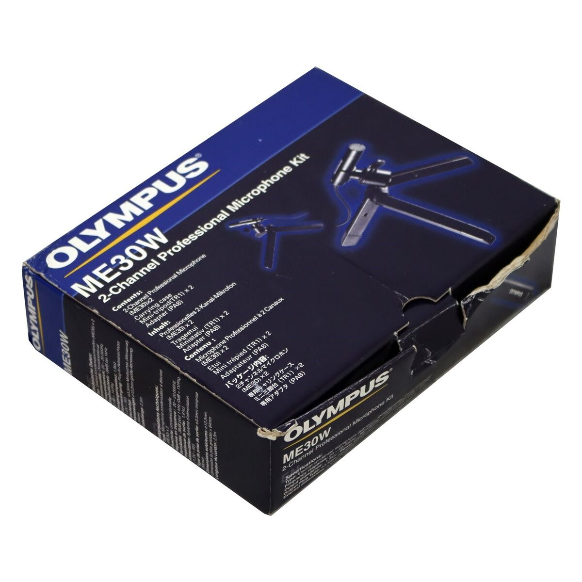 OLYMPUS 2チャンネルマイクロホン ME30W ME30W|三脚 OLYMPUS 2チャンネルマイクロホン ME30W ME30W|三脚